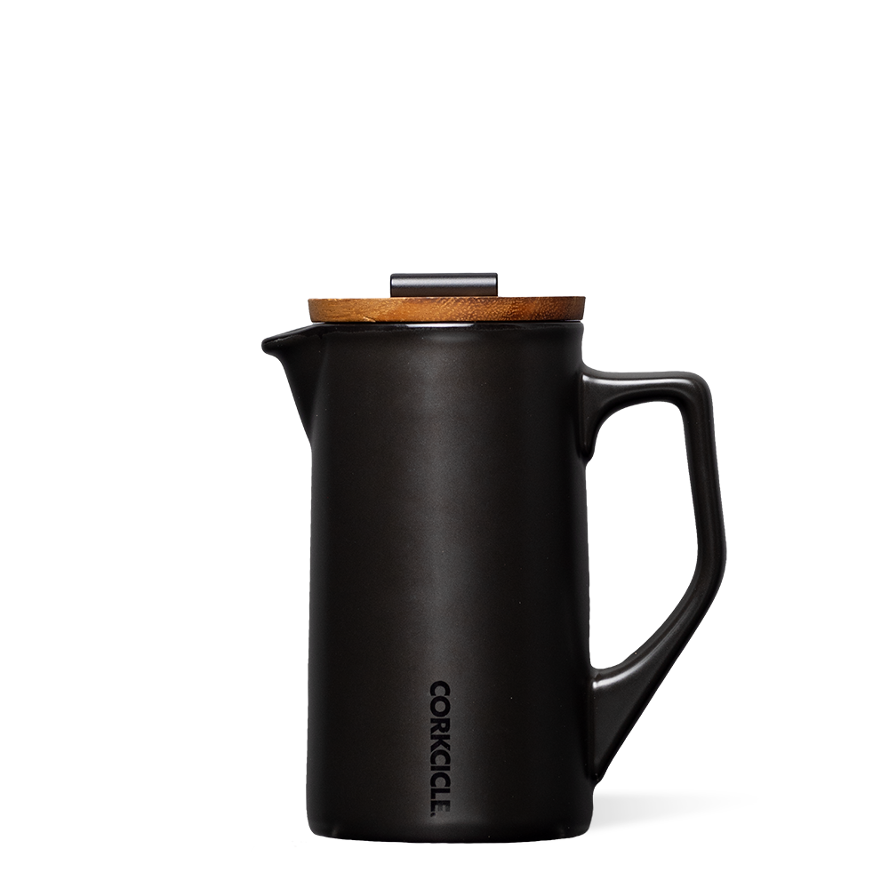 Ceramic French Press - Easy Clean Ready Fit - Matte Black