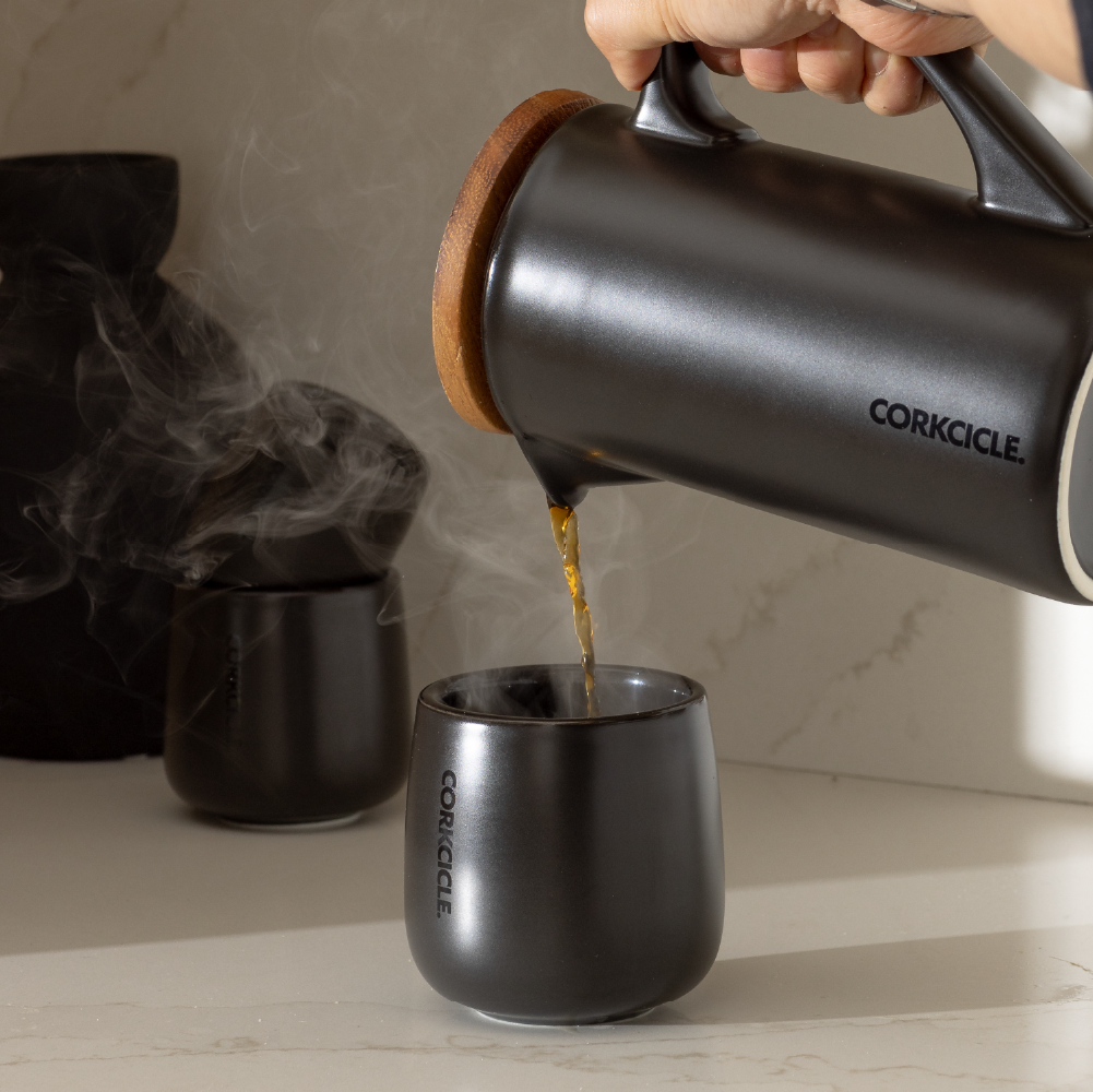 Ceramic French Press - Easy Clean Ready Fit