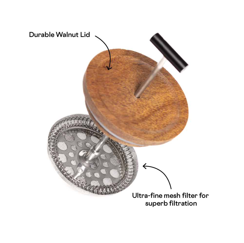Ceramic French Press - Easy Clean Ready Fit