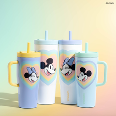 Mickey & Minnie Mouse Retro Rainbow Leakproof Cruiser - Travel Clean Set Style